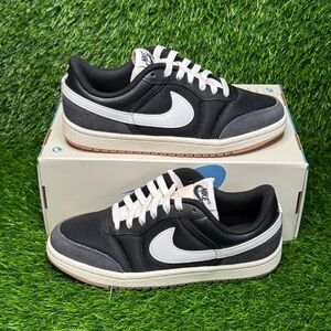 Size 7 - Womens Air Jordan Skyline Low Black White Sail Sneakers - IQ0704-001